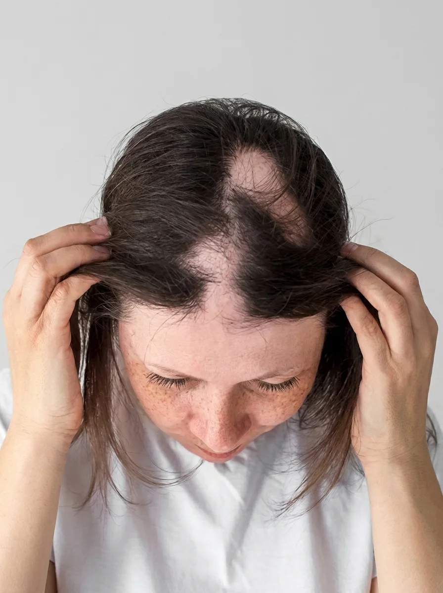 Alopecia Areata — Antes